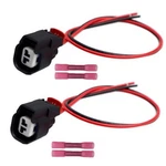 Lizapus 2PCS 2-PIN Fuel Injector Connector Pigtail Compatible With Dodge New. Price: $27.53.