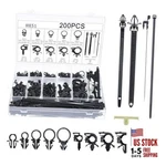 200PCS Car Wire Loom Routing Clips, Push Mount Cable Tie Assortment Kit, 15 New. Price: $34.66.