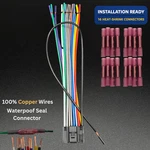 Power Wire Harness For Kenwood KDC-210U KDC210U Kit With Connectors New. Price: $10.95.