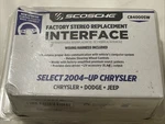 Scosche CR4000SW Radio Interface For 2004-UP Chrysler Dodge Jeep Open Box. Price: $39.99.